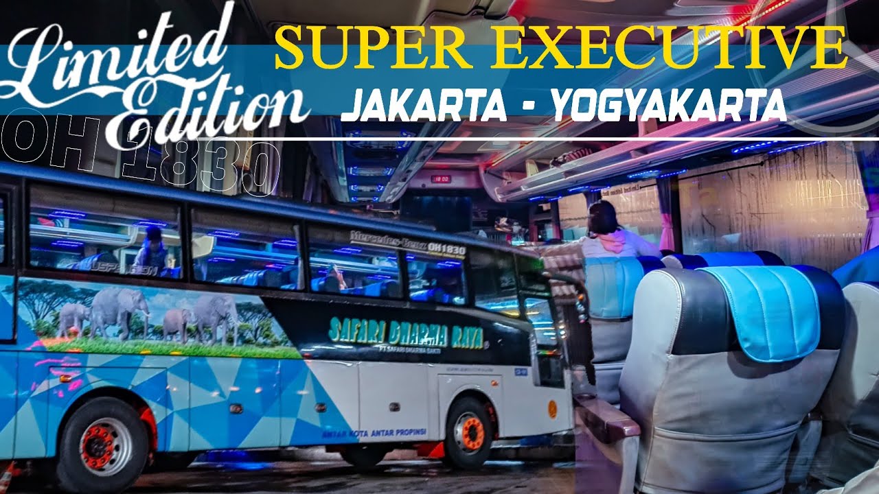 NAIK BUS SUPER EKSEKUTIF TERMEWAH PADA MASA-NYA ⁉️| Trip Safari Dharma Raya Jakarta - Jogja
