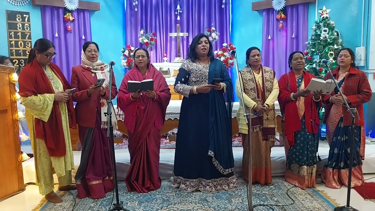 Christmas Sunday Worship at E.L.CHURCH on 25 Dec 25 song by Mahila Sabha