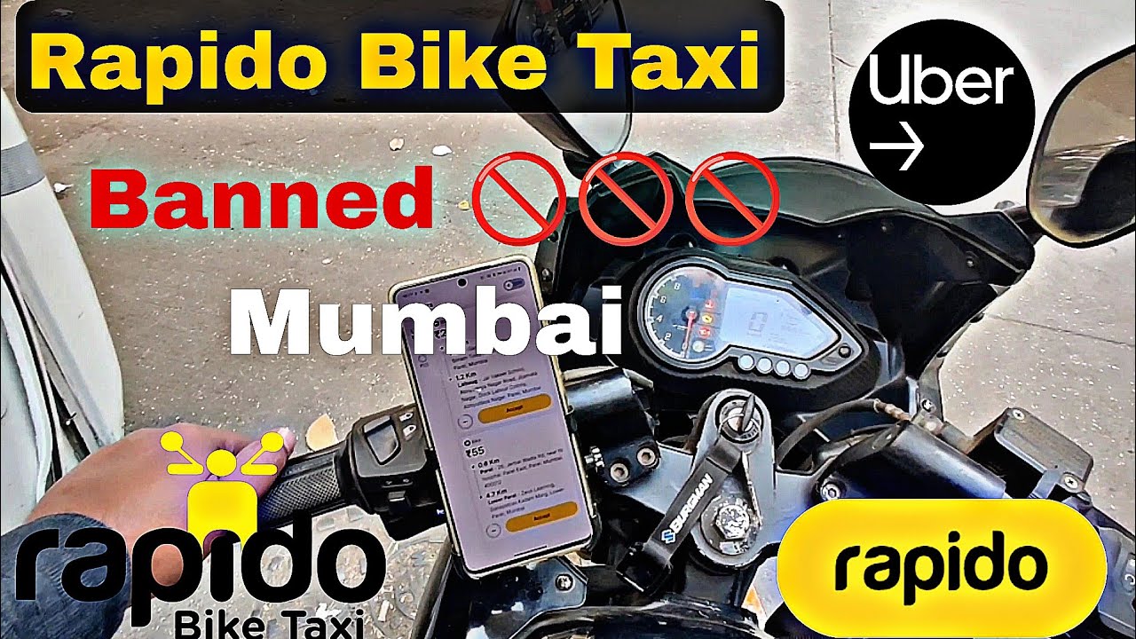 Rapido bike taxi Mumbai Banned | Rapido captain Earning| Rapido part time job | Rapido captain 