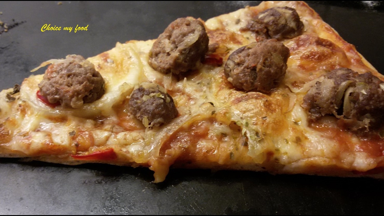 Meatball Pizza Recipe