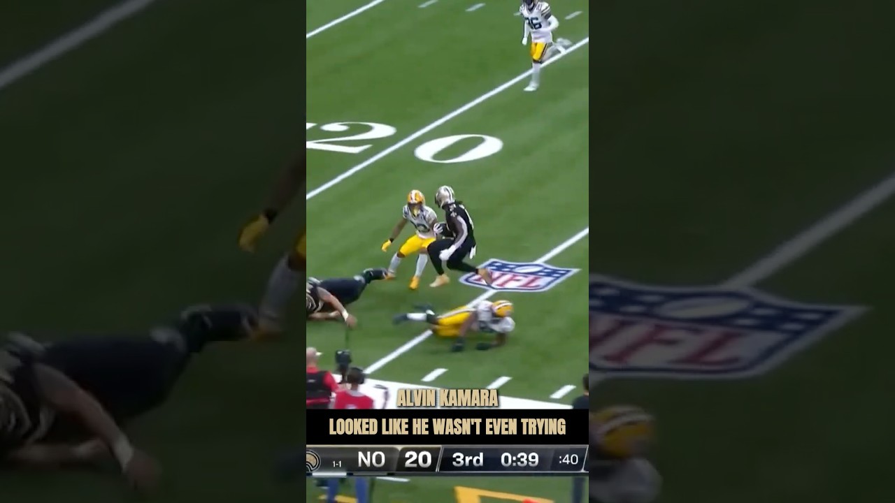 Alvin Kamara Cooked The Entire Packers Defense While Jogging