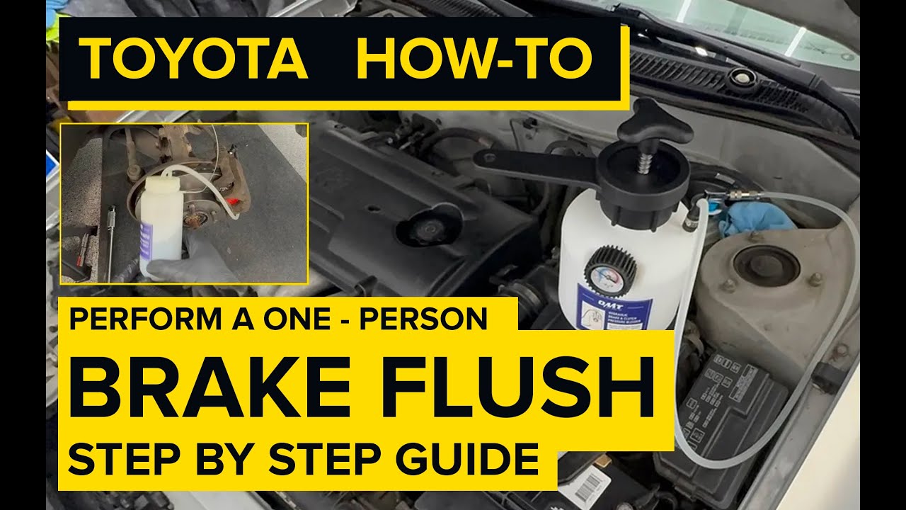 How to flush your brake fluid on your Toyota