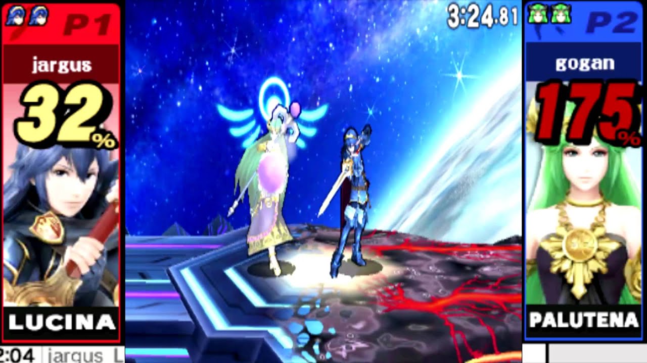 Lucina VS Palutena: For Glory Smash Bros 3DS