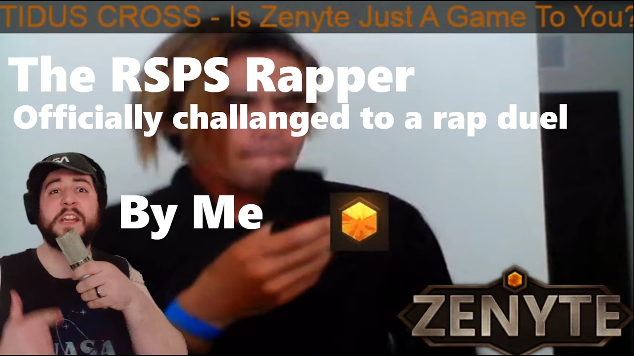I've gone full cringe -My video on the RSPS rapper Tidus Cross-