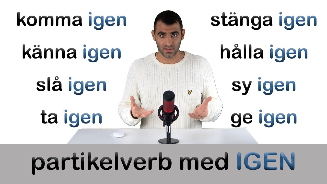 FÖRSTÅ SVENSKA RÄTT!!! (partikelverb med adverbet IGEN)