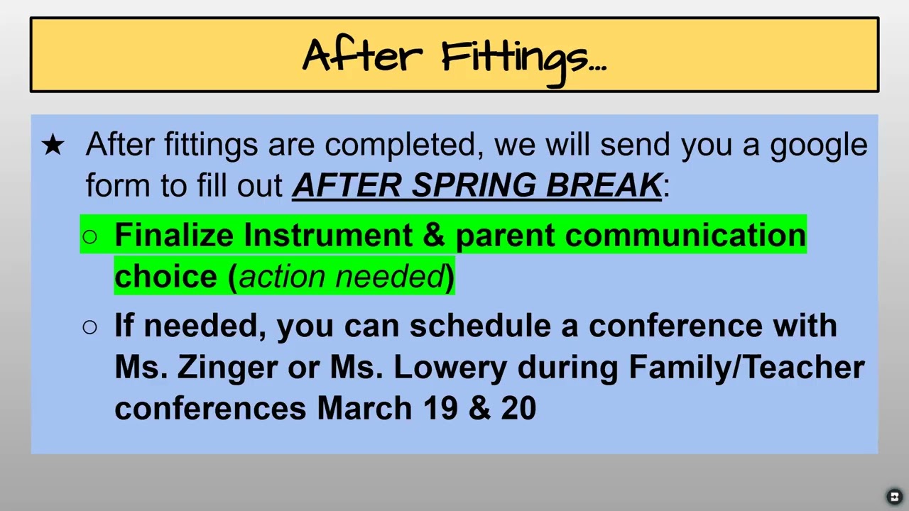 Waunakee Intermediate School - Intro to Band 2026 Meeting