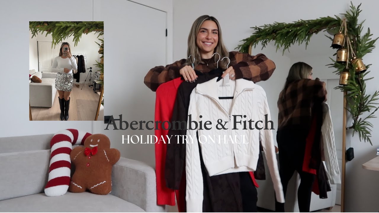 Праздничная примерочная Abercrombie 🎄 | Скидки от 25 до 50% на Черную пятницу 🤯 Вещи, которые ОБЯ...