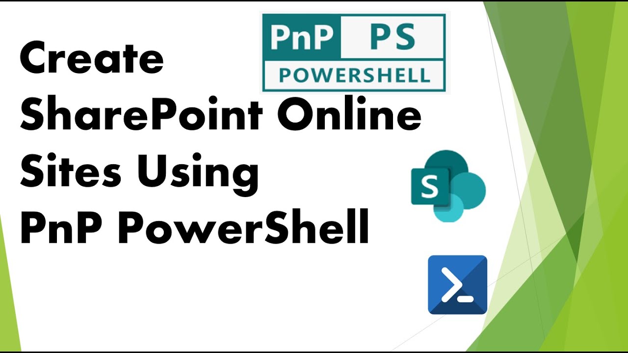 PnP PowerShell - Create SharePoint Online Sites