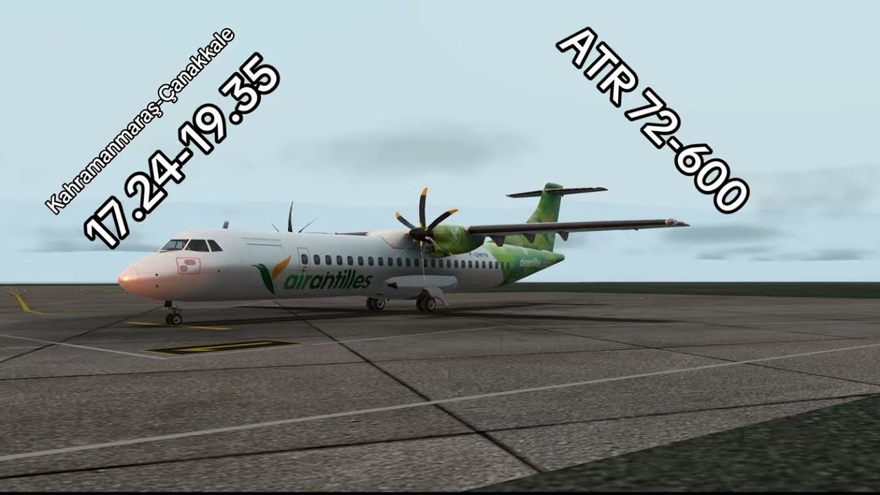 ATR 72-600 ile Kahramanmaraş-Çanakkale arası bir yolculuk yaptık