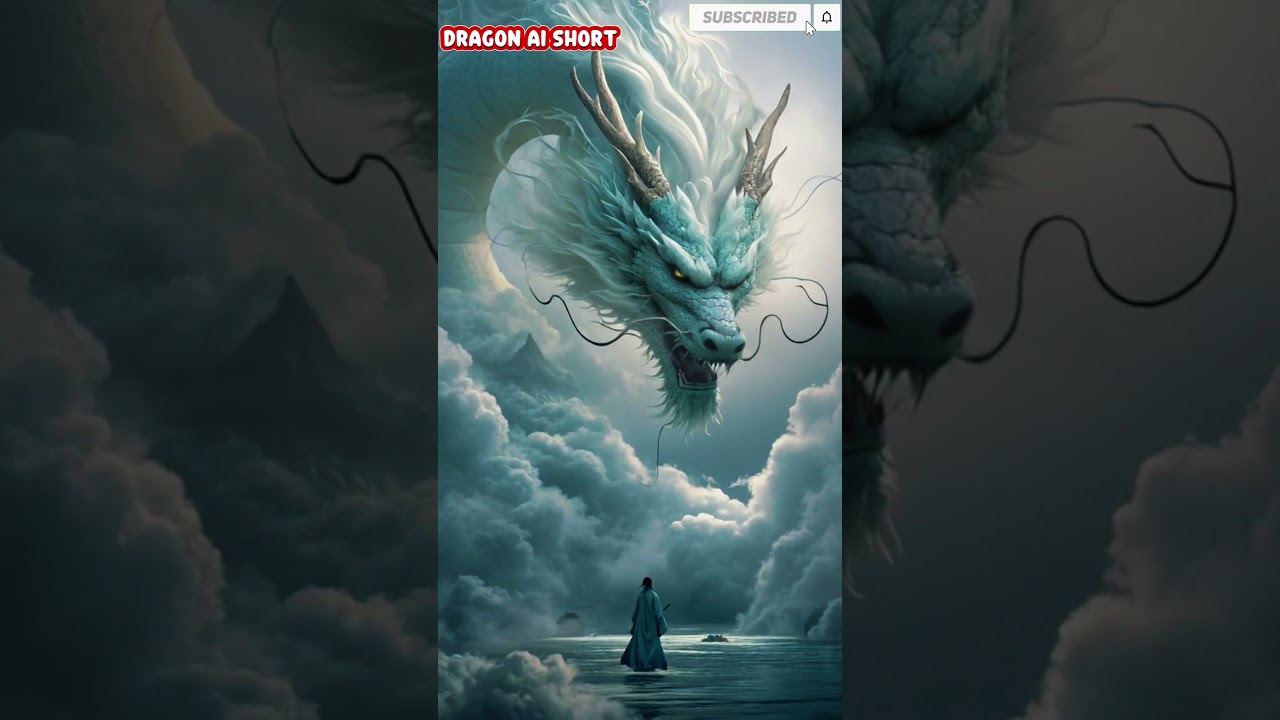 Humans and Dragons: A Timeless Bond #mythology #dragon #animation