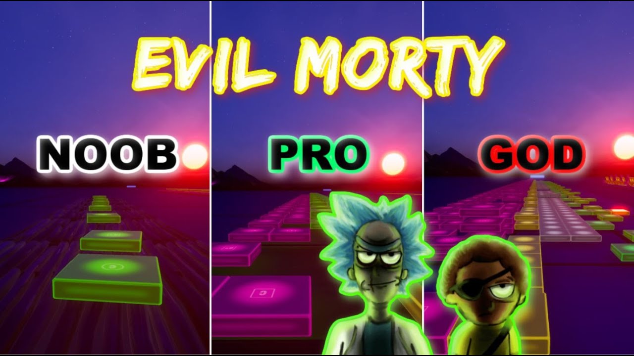 Rick and Morty - Evil Morty Theme - Noob vs Pro vs God (Fortnite Music Blocks)