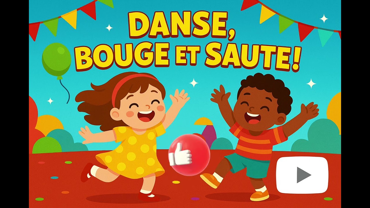 Chanson pour enfant en français: Danse, bouge et saute
