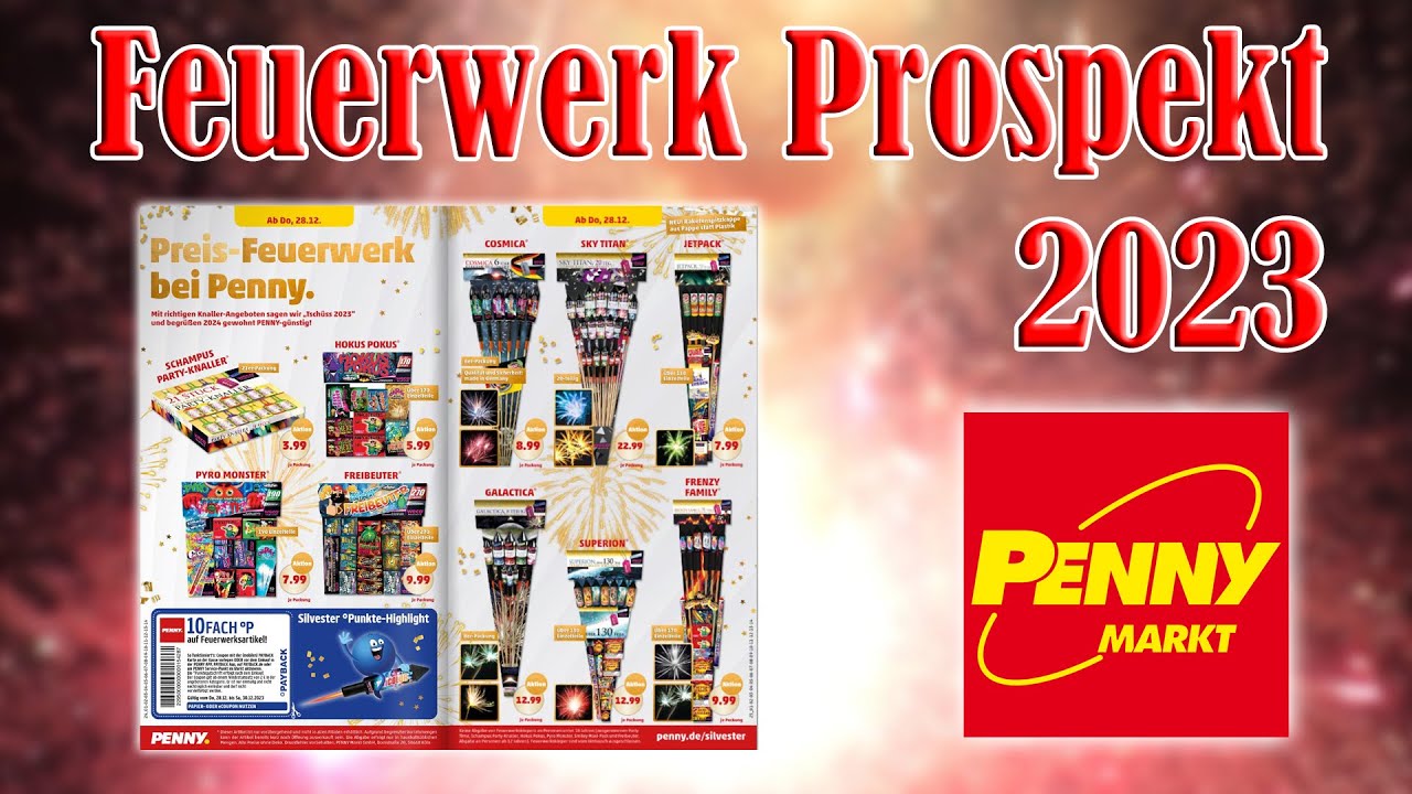 Penny Feuerwerk Prospekt | Silvester 2023/2024 [FULL HD]