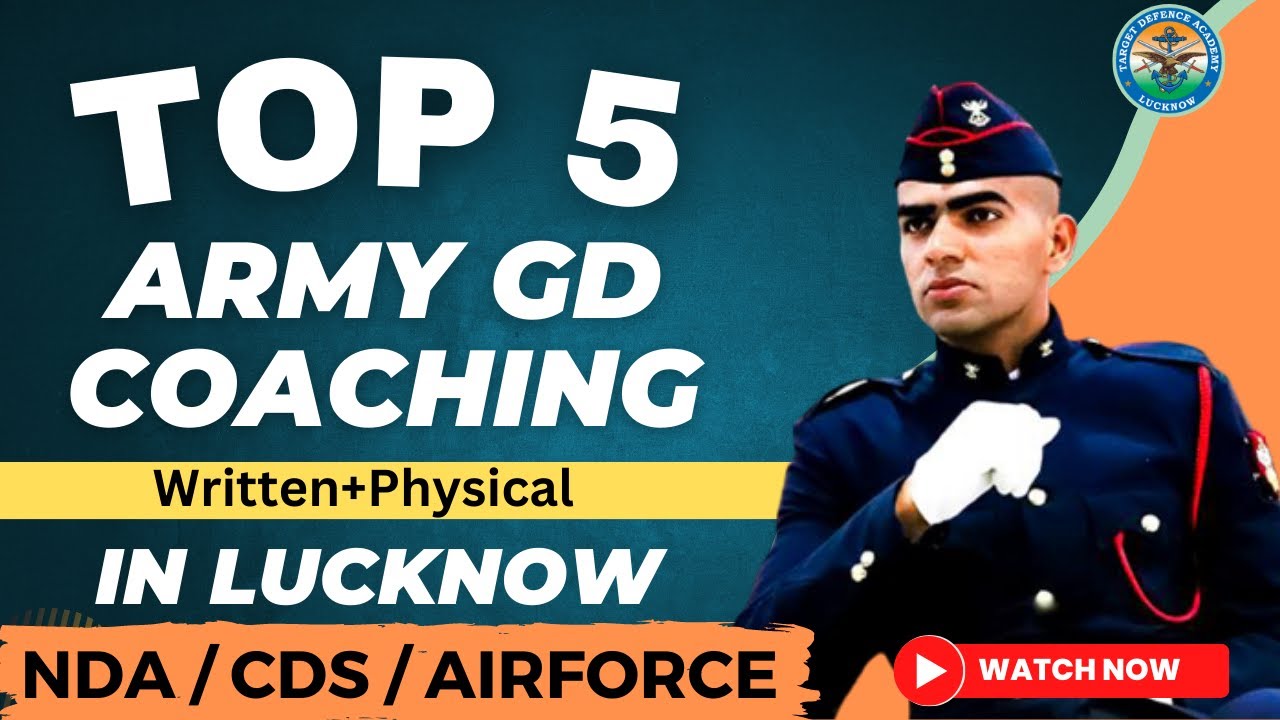 Top 5 Army GD Coaching in Lucknow | Clerk | NA | TRDN | Best Defence Coaching in Lucknow India