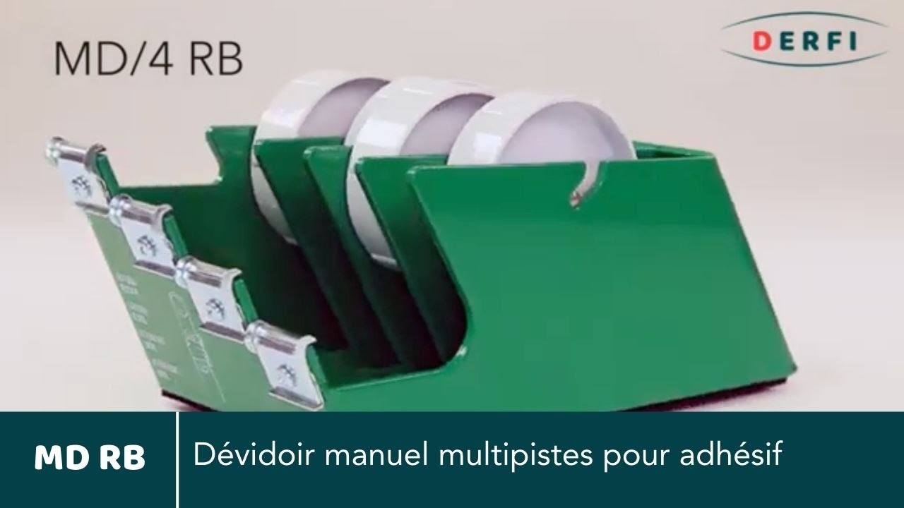MD - Dévidoir manuel multipistes pour adhésif  ⎮ DERFI