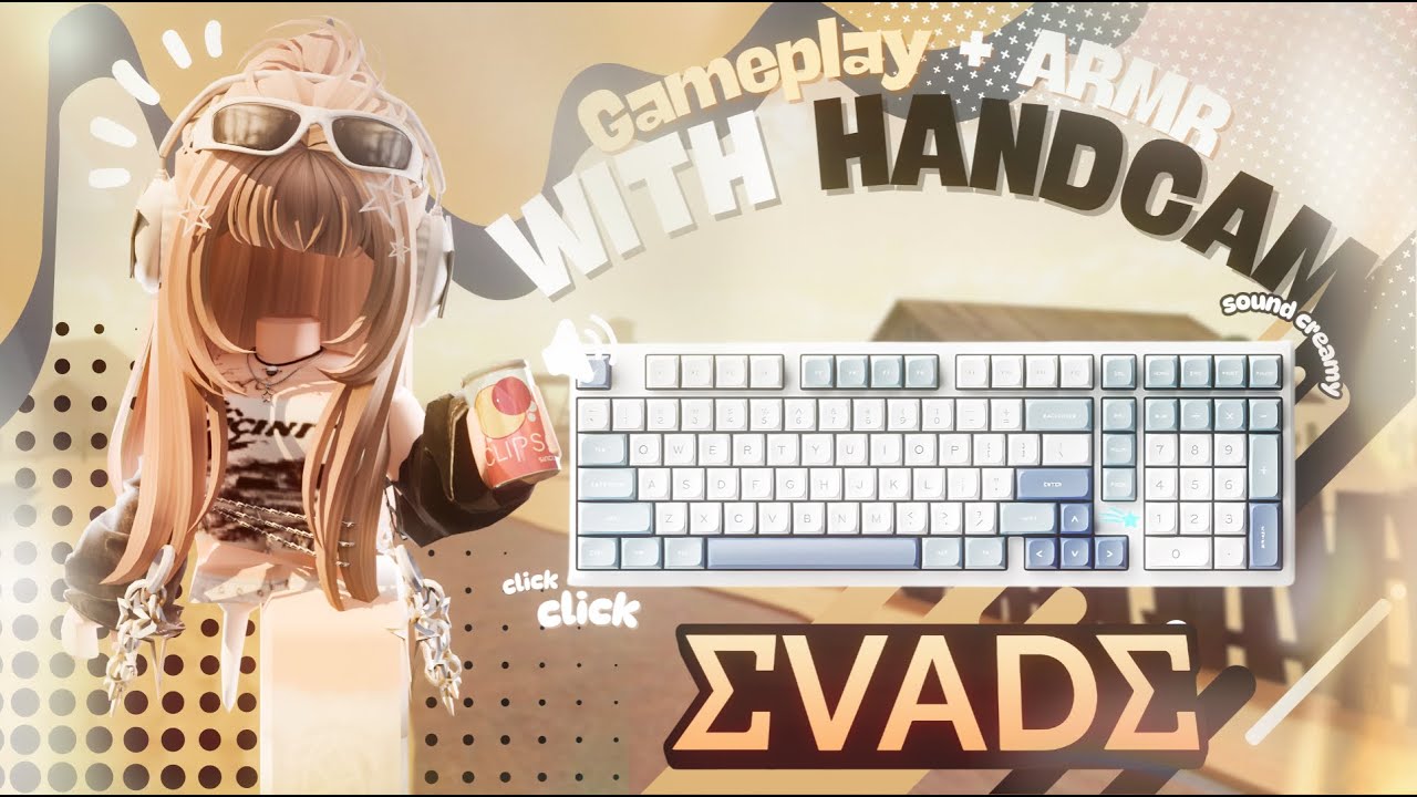 Roblox Evade | Galaxy 100 Unboxing + Creamy Keyboard ASMR w/ Handcam #1