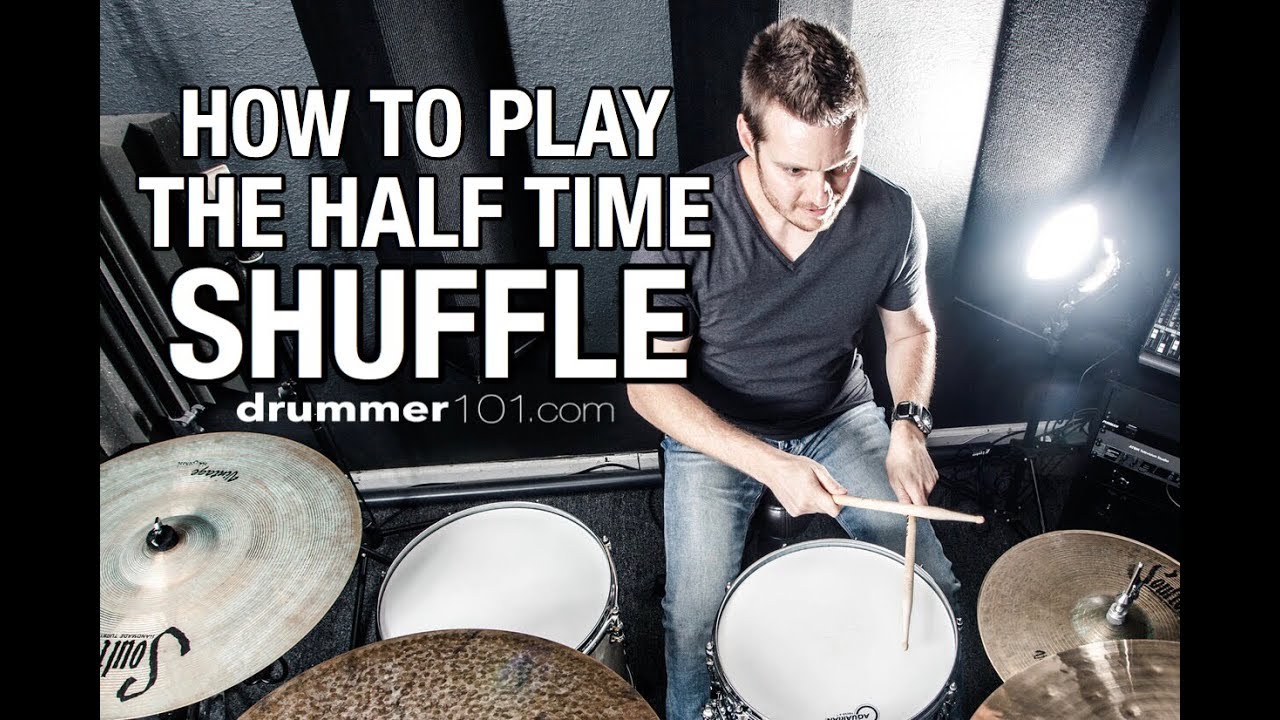 Как играть Half Time Shuffle — урок игры на барабанах
