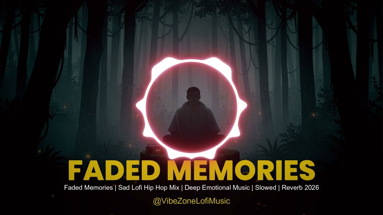 Faded Memories | Sad Lofi Hip Hop Mix | Deep Emotional Music | Slowed | Reverb 2026