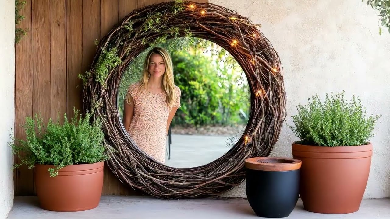 DIY Rustic Garden Decor Using Twigs and Dry Branches Transform Scrap into Serenity