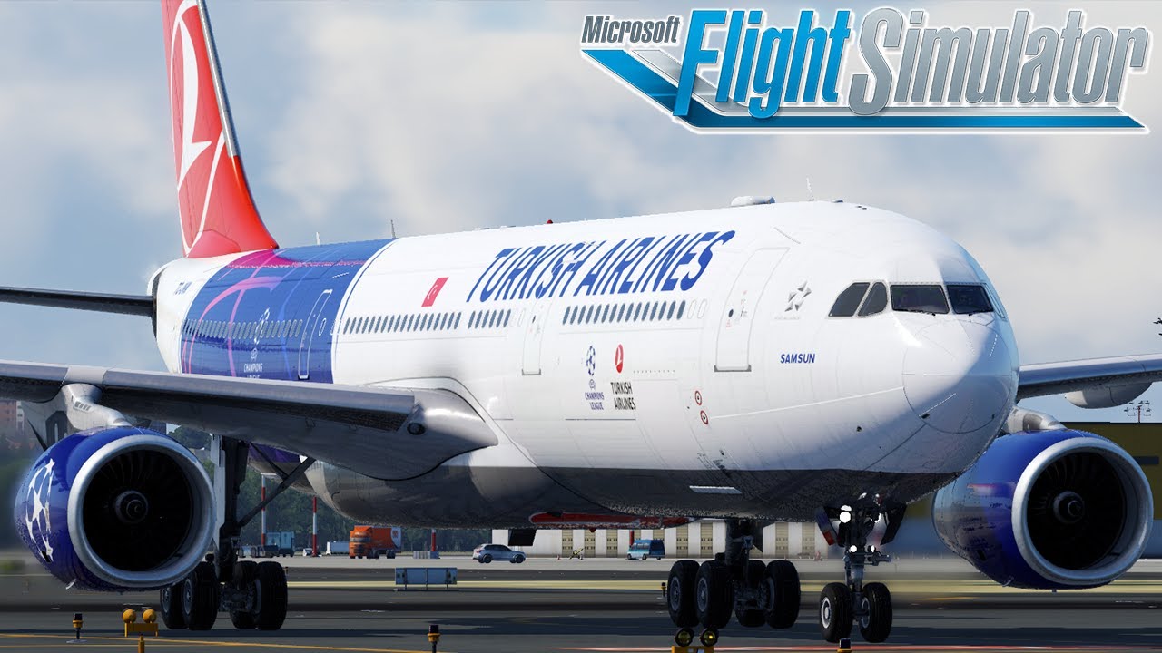 X-PLANE 12 // A330-300 TURKISH AMSTERDAM-ISTANBUL
