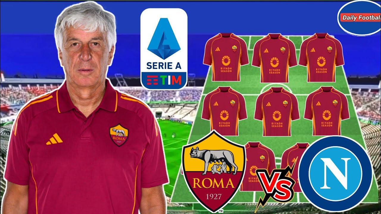 As Roma Vs Napoli 🔥 Probabile formazione iniziale della As Roma 😍 Notizie di oggi sulla As Roma 🔥...