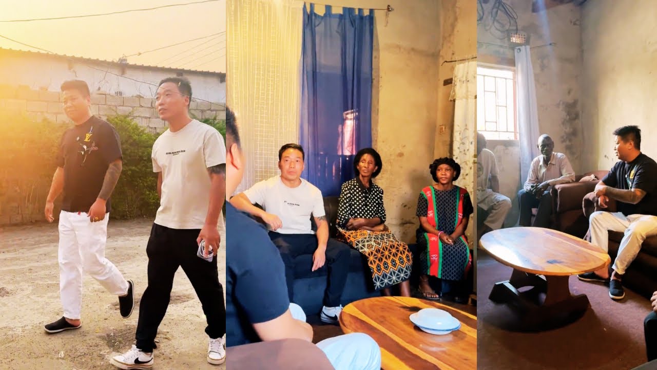 Hang took Liwei to Yiweng's sister's house to discuss the betrothal gift