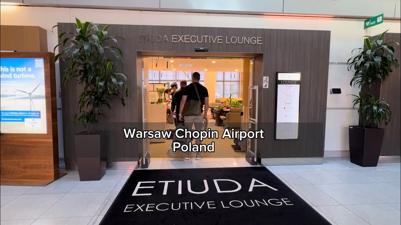 Etiuda Executive Lounge | Terminal A Airside |Warsaw Chopin Airport Poland