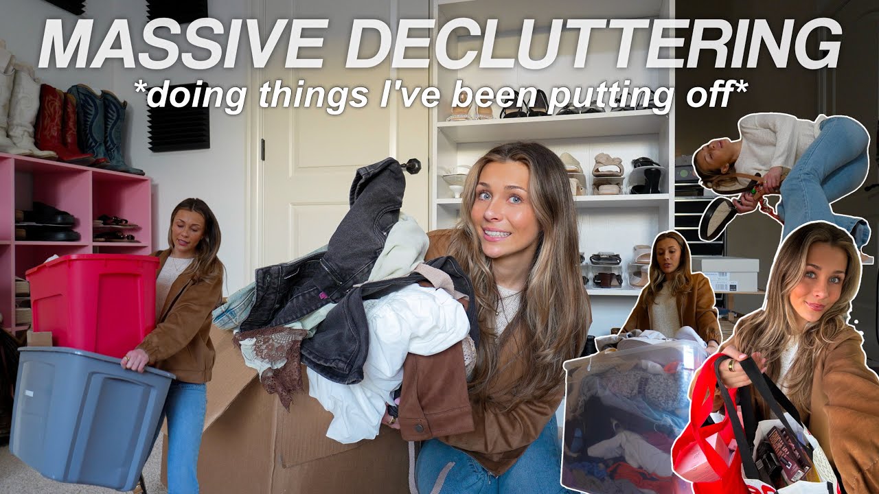 24 HOURS DOING EVERYTHING I'VE BEEN AVOIDING | productive reset + declutter my life