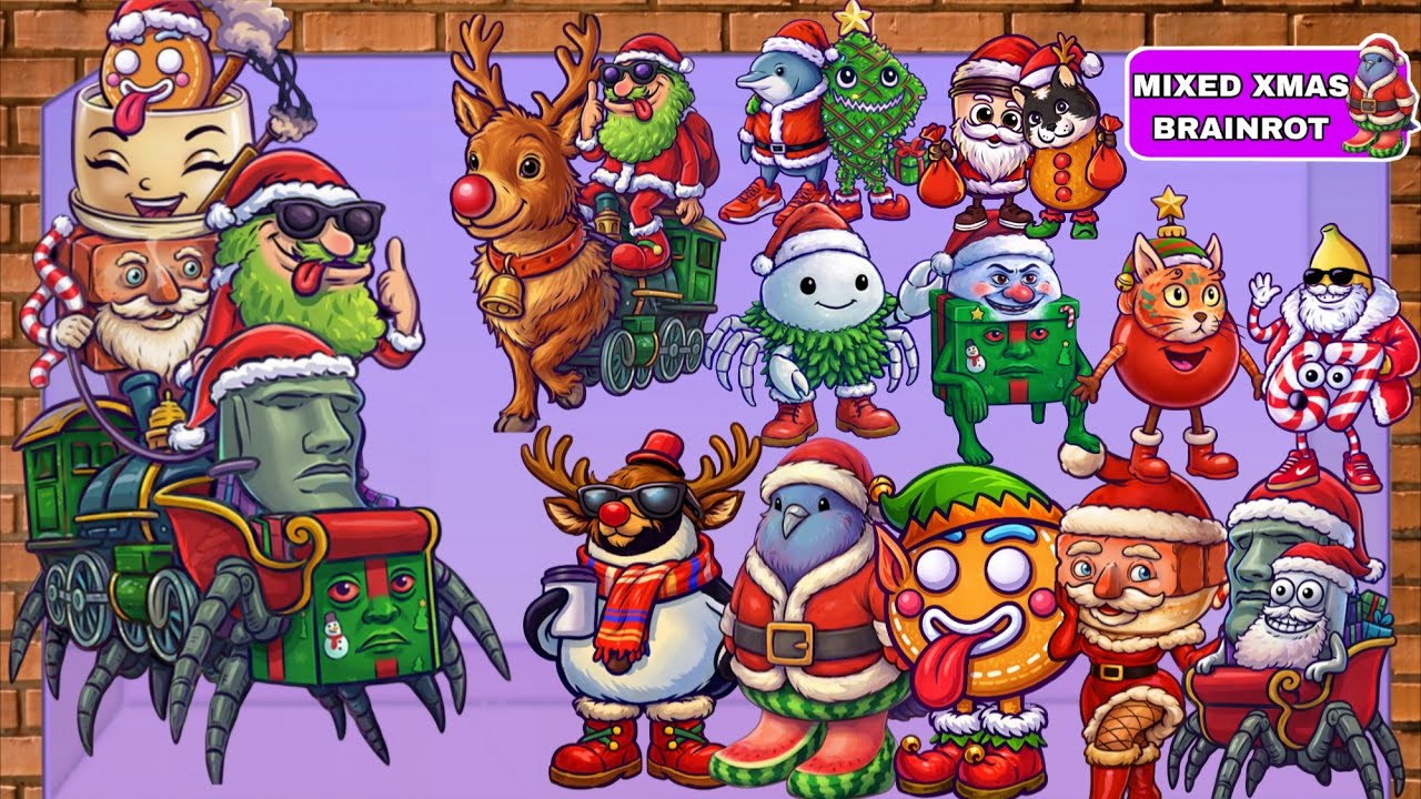 Merge Fellas Gameplay | Mixed Xmas Brainrot New Boss Max Level 