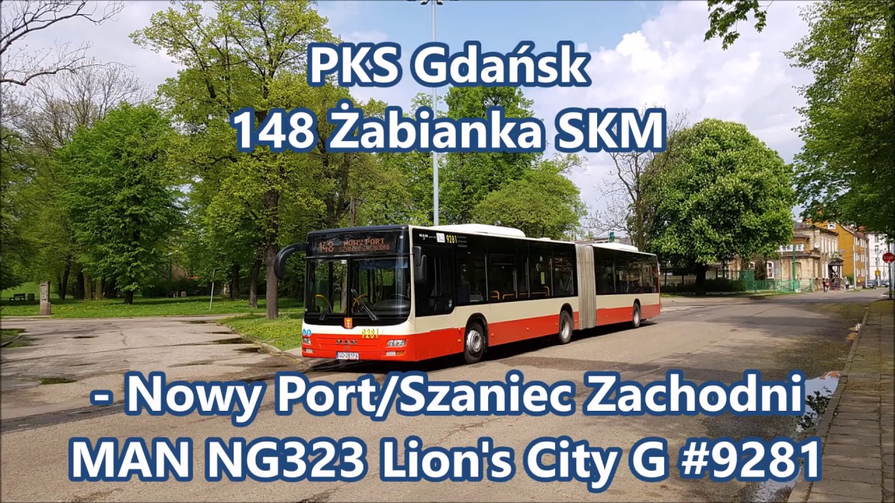 PKS Gdańsk - linia 148, MAN NG323 Lion's City G #9281