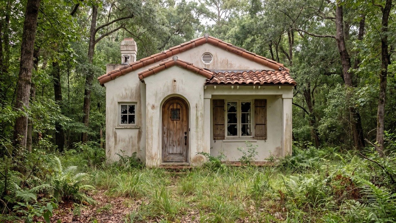 From an Overgrown Abandoned Forest House to a Stunning Mediterranean Cottage | ASMR Renovation