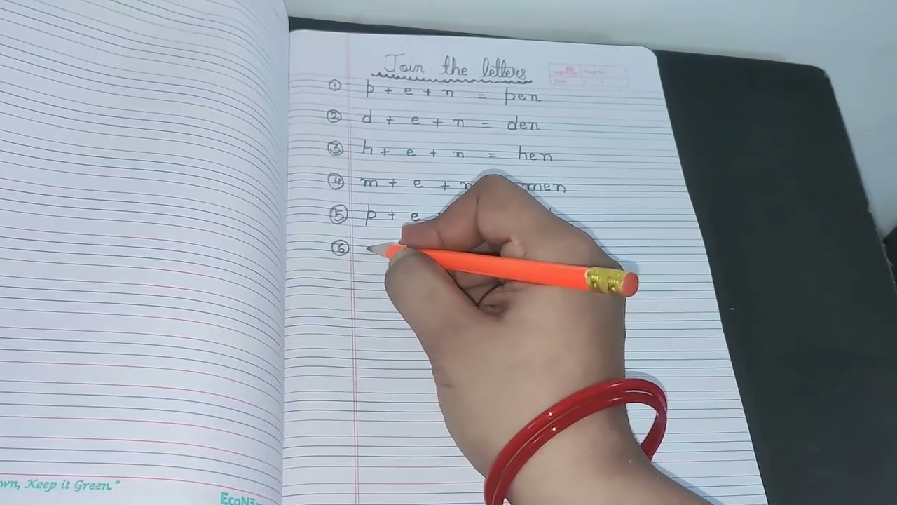 Join the letters || sound of e || #english #kidseducatio #youtubevedio 