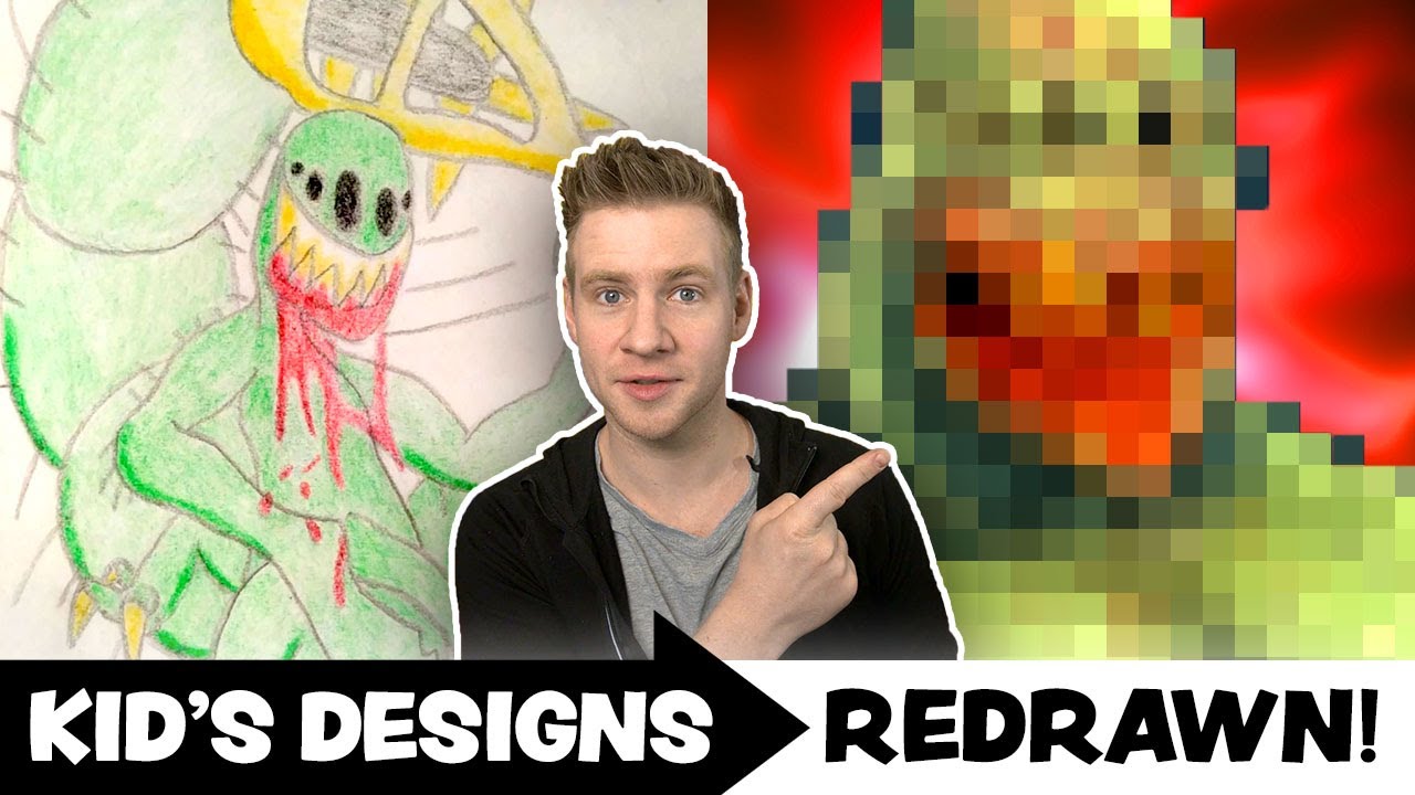 KID'S ART Redrawn by a PROFESSIONAL ARTIST! - Ep.7