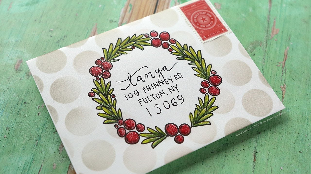 Monthly Mail Art with Kristina Werner - November 2017