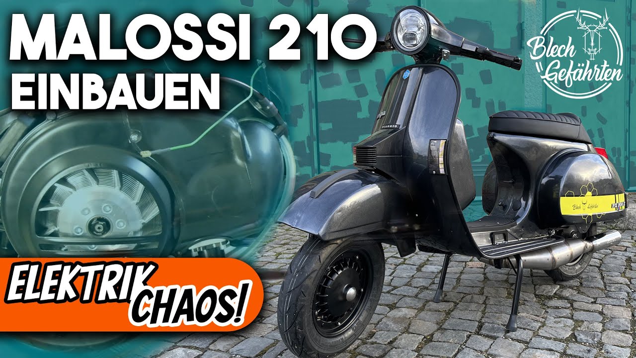 Der MALOSSI 210 wird eingebaut! | Vespa PX200 Kabelbaum anschließen