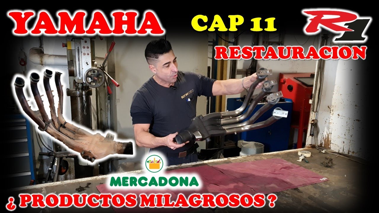 YAMAHA YZF R1 98. restaurar escape y refrigeración CAP 11. |👉✌️👈| #$$#.