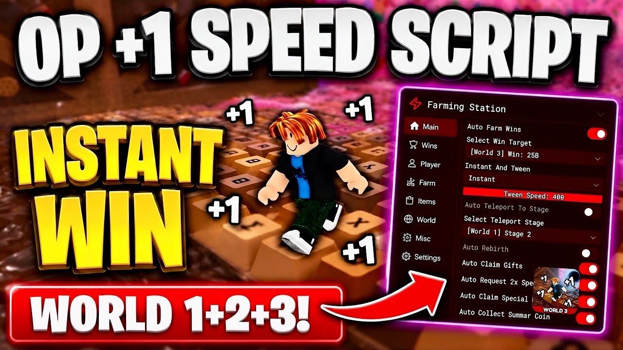[БЕЗ КЛЮЧА] ЛУЧШИЙ скрипт на +1 к скорости в Keyboard Escape! (Roblox) | НОВОЕ обновление с мгнов...