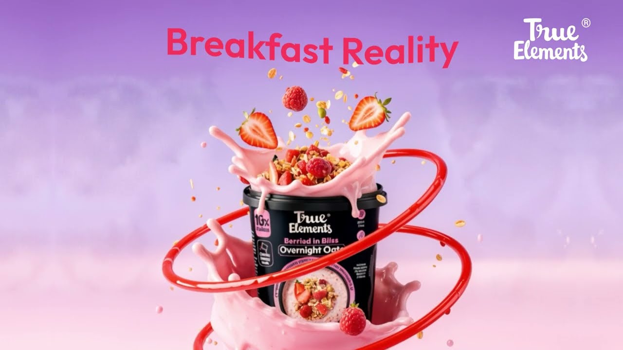 True Elements Overnight Oats | Inspired by dessert flavours | Shop on BlinkIt