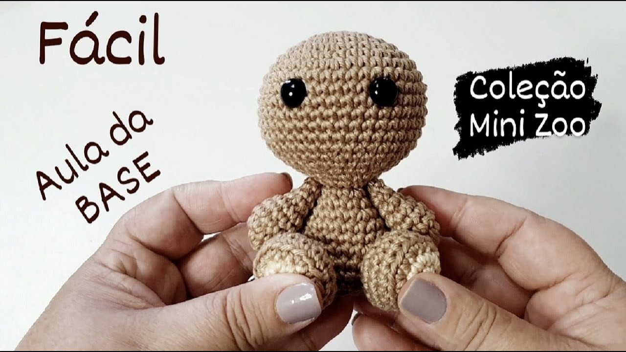 Mini Zoo AMIGURUMI - Corpo Base (10 cm)