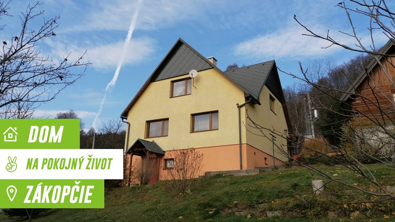 Dom na Kysuciach ako Stvorený na Pokojný Život - Zákopčie