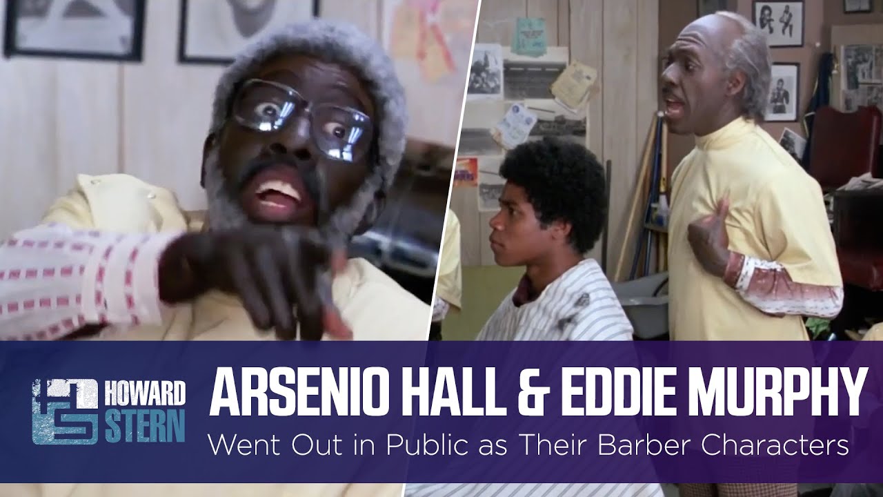 Arsenio Hall & Eddie Murphy Went Out in Public as Their “Coming to America” Barber Characters