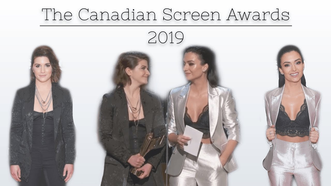 Elise Bauman & Natasha Negovanlis | Red carpet, interviews, presents an award