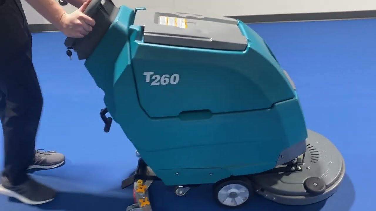 Tennant T260 Floor Scrubber Tutorial