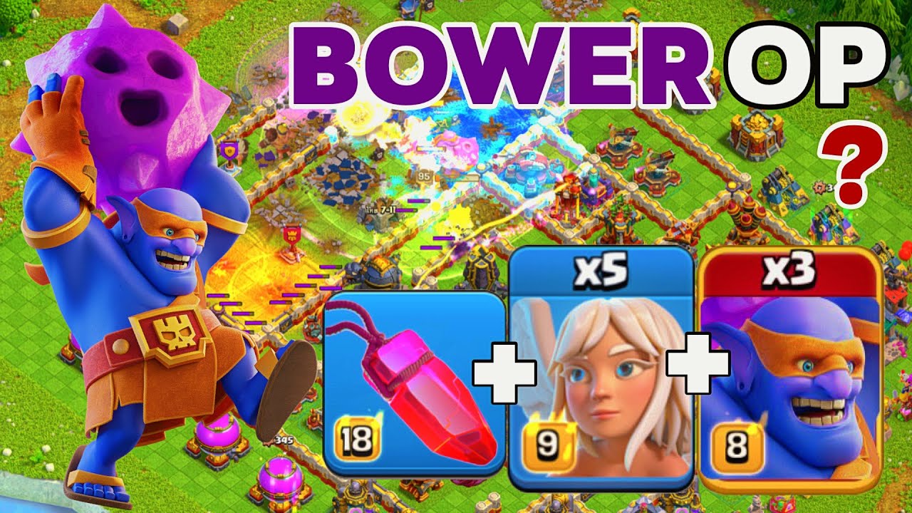 No Electro Boots RC Charge: TH17 Super Bowler Strategy! Clash of Clans