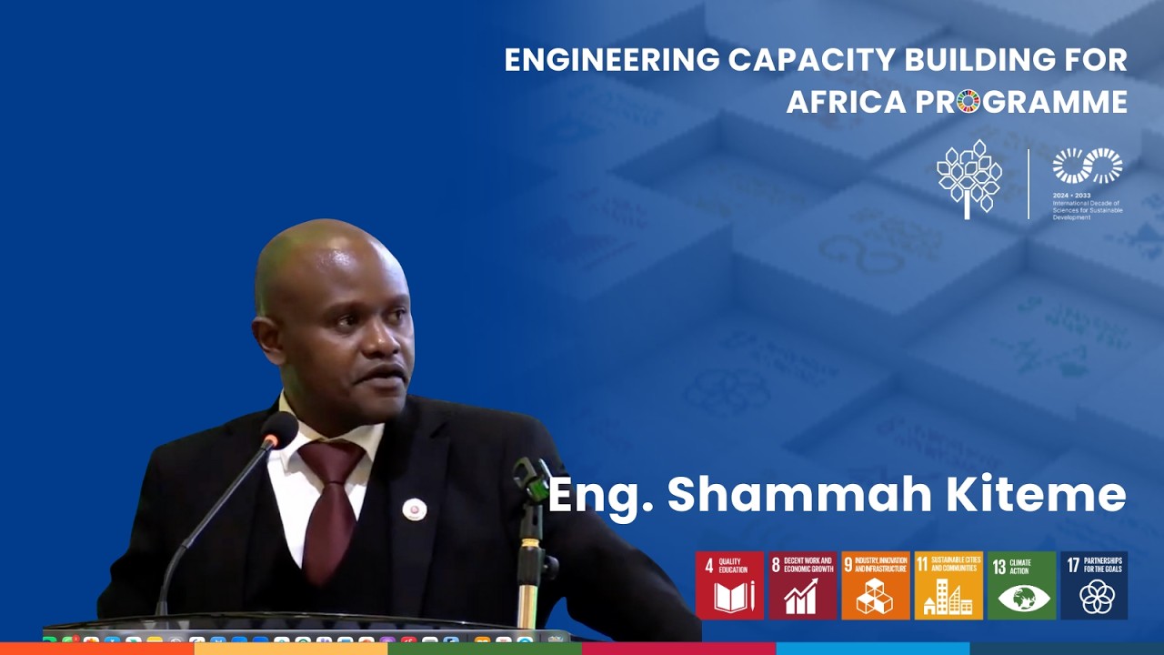 Eng. Shammah Kiteme - Welcome Remarks at the WFEO ECBAP Launch