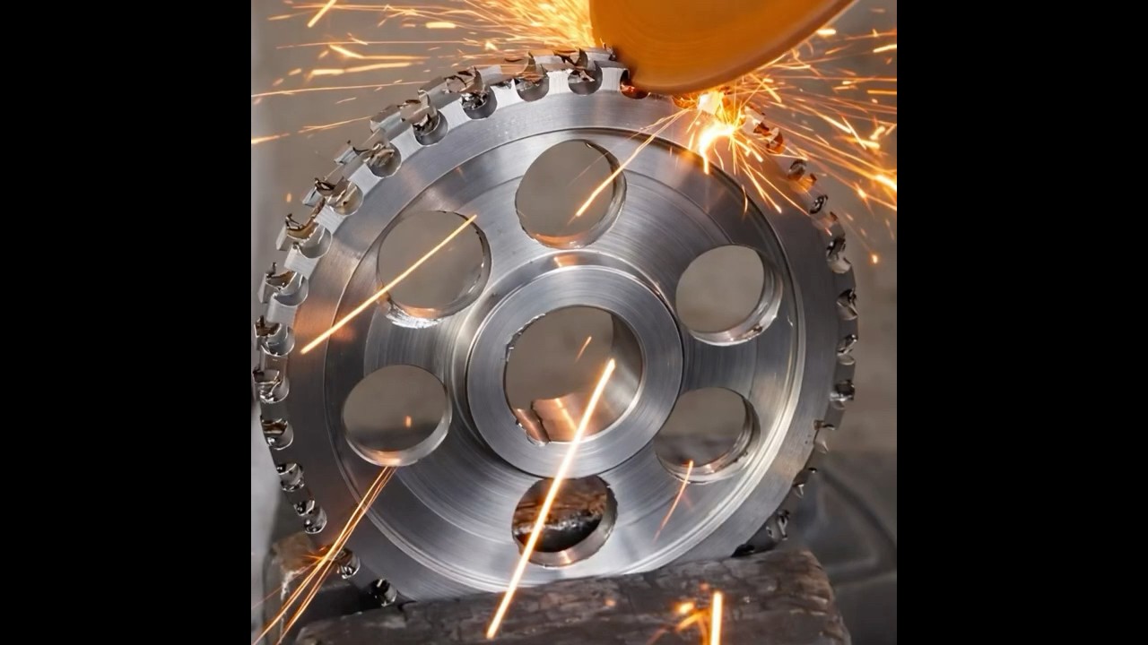 A Mechanic Didn't Repair It... He BUILT a New Dubble Chain  Gear on a Lathe! Mind-Blowing Technique!