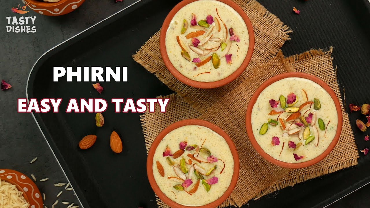 Creamy Phirni Recipe | Traditional Indian Rice Pudding