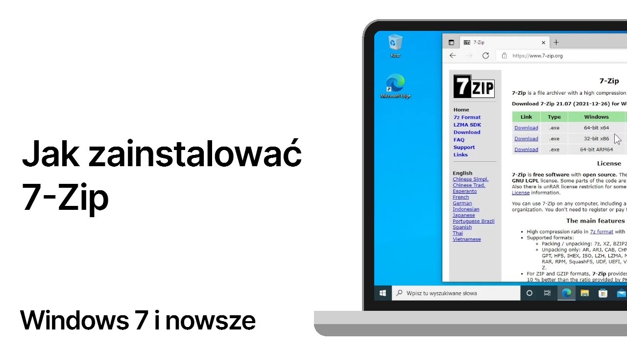 Jak zainstalować 7-Zip w Windows