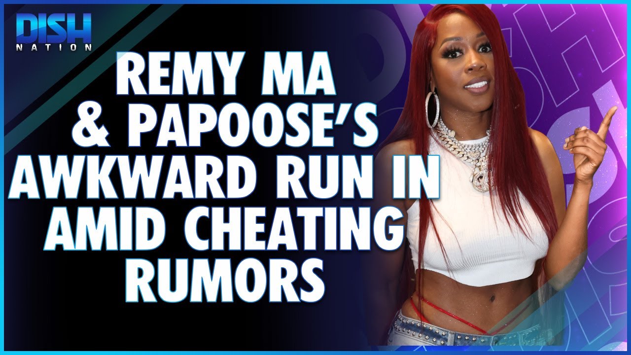 Remy Ma & Papoose's Awkward Run-In at Birthday Party