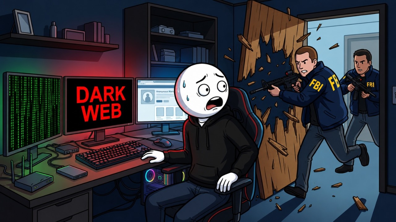 How the FBI Hunts You at Every Level of Dark Web Crime